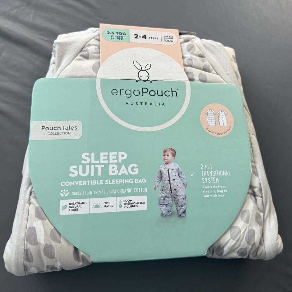 organic cotton sleep suit bag